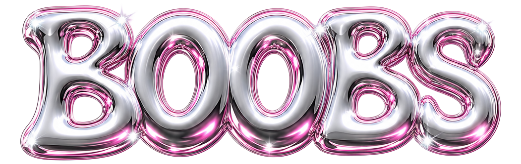$BOOBS chrome y2k logo